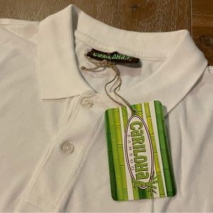 NWT Carolina Bamboo Men’s XL White Polo